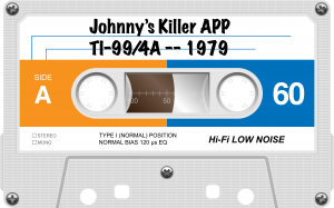 Cassett-Tape-Basic Program-Johnny's Killer app -1979